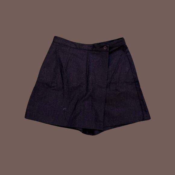 Benetton Wool Skort | Brown | Size S | Vintage 90s - Picture 2 of 5